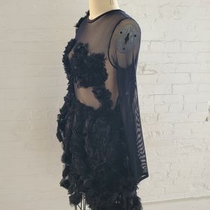 Custom flower top dress